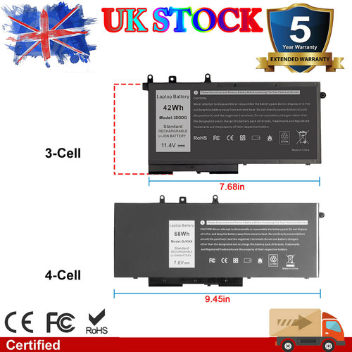 Gjknx 3dddg battery - battery, dell