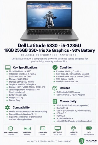 Dell latitude 5330 i5 - 5330,